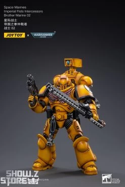 JoyToy Source 1/18 Warhammer 40K Imperial Fists Intercessors Brother Marine 02 -Show.Z Store 00c0663cda