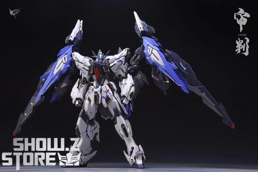 Zero_G Studio 1/100 MG Judge Gundam Model Kit Blue Version 5 Zero_G Studio 1/100 MG Judge Gundam Model Kit Blue Version - Image 3