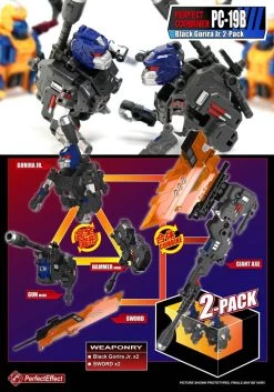 Perfect Effect PE PC-19B Perfect Combiner Black Gorira Upgrade Set 2-Pack 15 Perfect Effect PE PC-19B Perfect Combiner Black Gorira Upgrade Set 2-Pack -Show.Z Store 16e0be1c71