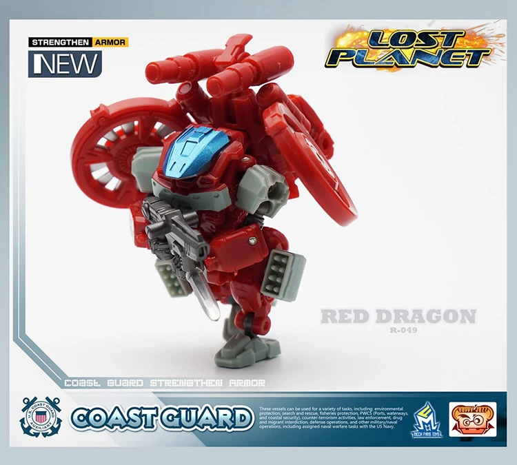 MechFansToys Lost Planet Coast Guard CG01 White Shark & CG02 Red Dragon 11 MechFansToys Lost Planet Coast Guard CG01 White Shark & CG02 Red Dragon - Image 9