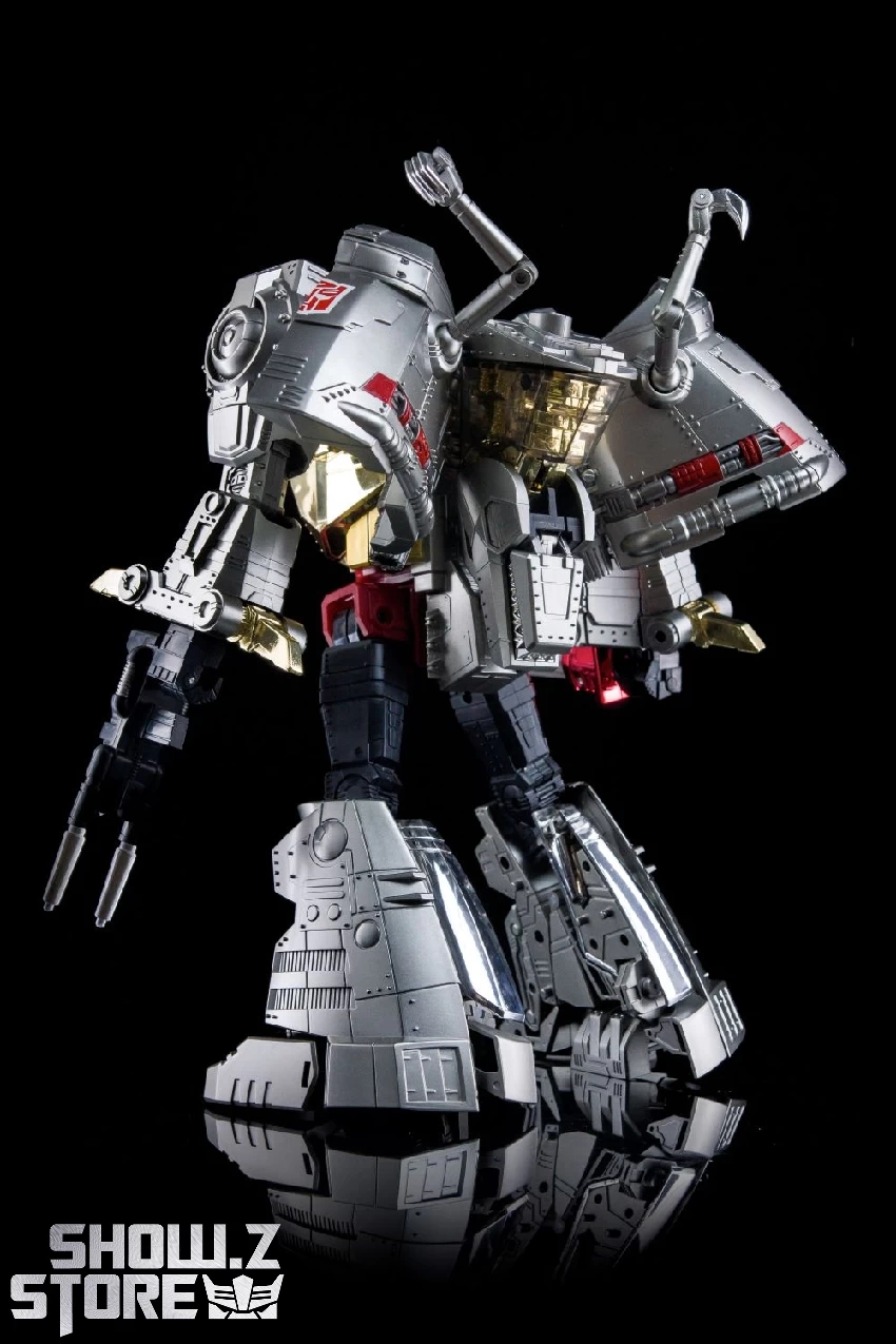 4th Party MP-08 King Grimlock Reximus Prime Oversized Stainless Steel Color Version 18 4th Party MP-08 King Grimlock Reximus Prime Oversized Stainless Steel Color Version - Image 16