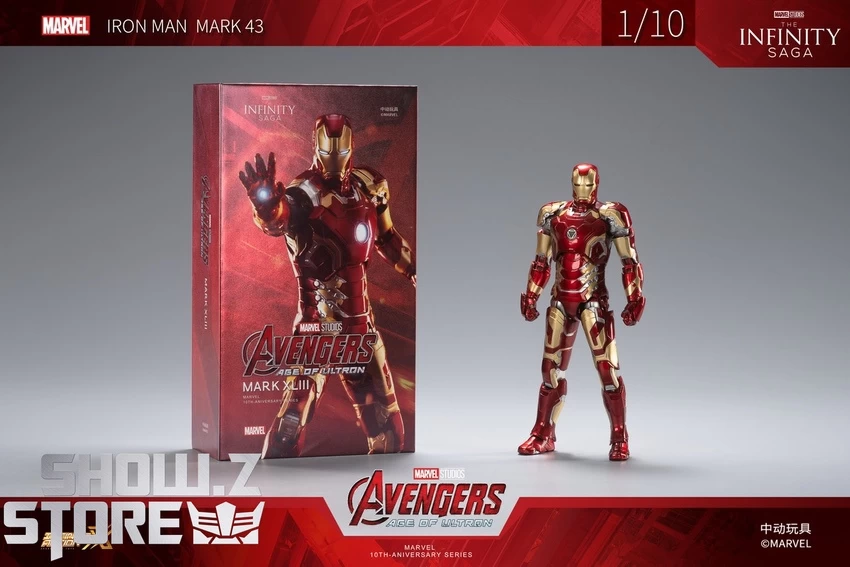 ZT Toys Marvel Licensed 1/10 Iron Man Mark 43 5 ZT Toys Marvel Licensed 1/10 Iron Man Mark 43 - Image 3