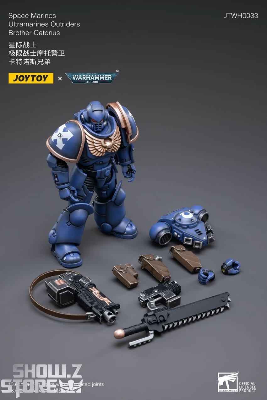 JoyToy Source 1/18 Warhammer 40K Space Marines Ultramarines Outriders Brother Catonus 12 JoyToy Source 1/18 Warhammer 40K Space Marines Ultramarines Outriders Brother Catonus - Image 10