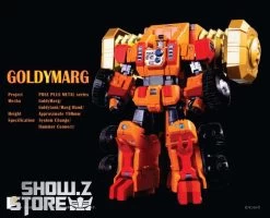 Pose Toy Pose+ Metal Series The King Of Braves GaoGaiGar GoldyMarg & Star GaoGaiGar Option Set Deluxe Version -Show.Z Store 1eb3887dfd