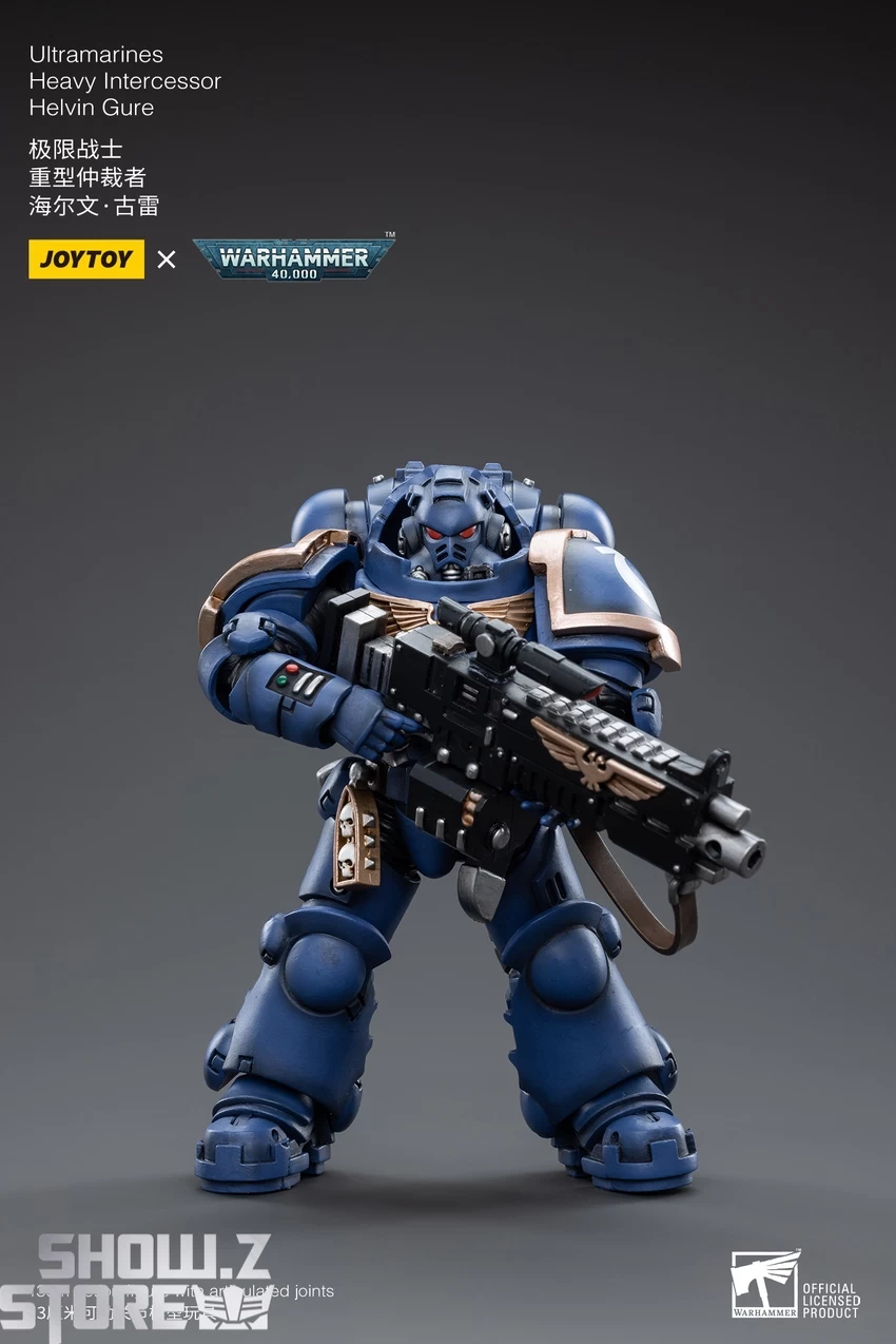 JoyToy Source 1/18 Warhammer 40K Ultramarines Heavy Intercessor Helvin Gure 4 JoyToy Source 1/18 Warhammer 40K Ultramarines Heavy Intercessor Helvin Gure - Image 2
