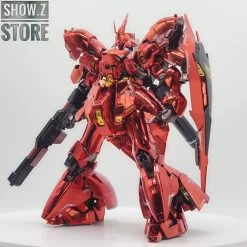 [SZ Custom] Bandai Custom RG 1/144 MSN-04 Sazabi W/ Custom Electroplated Chrome Painting -Show.Z Store 24348c8340