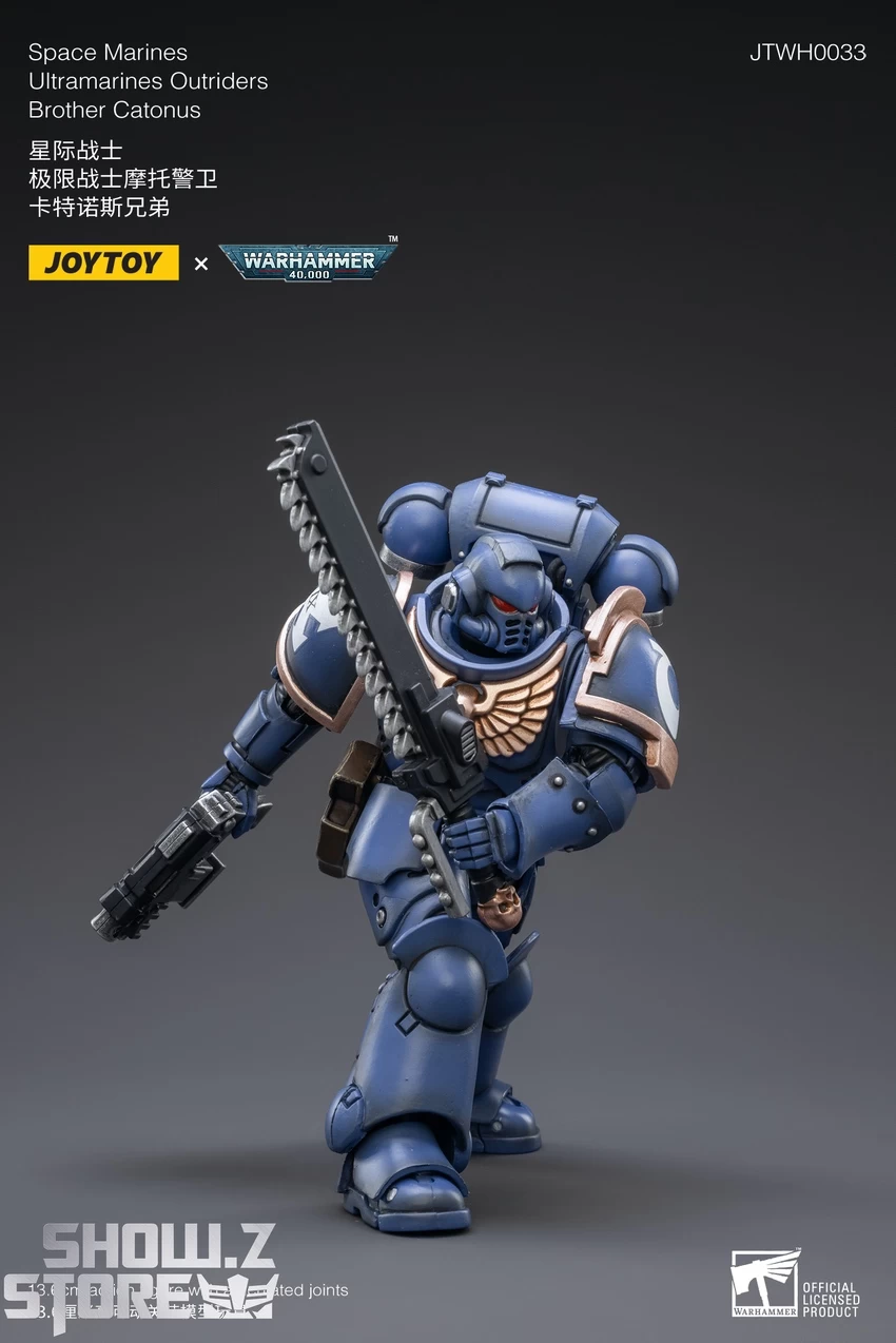 JoyToy Source 1/18 Warhammer 40K Space Marines Ultramarines Outriders Brother Catonus 6 JoyToy Source 1/18 Warhammer 40K Space Marines Ultramarines Outriders Brother Catonus - Image 4
