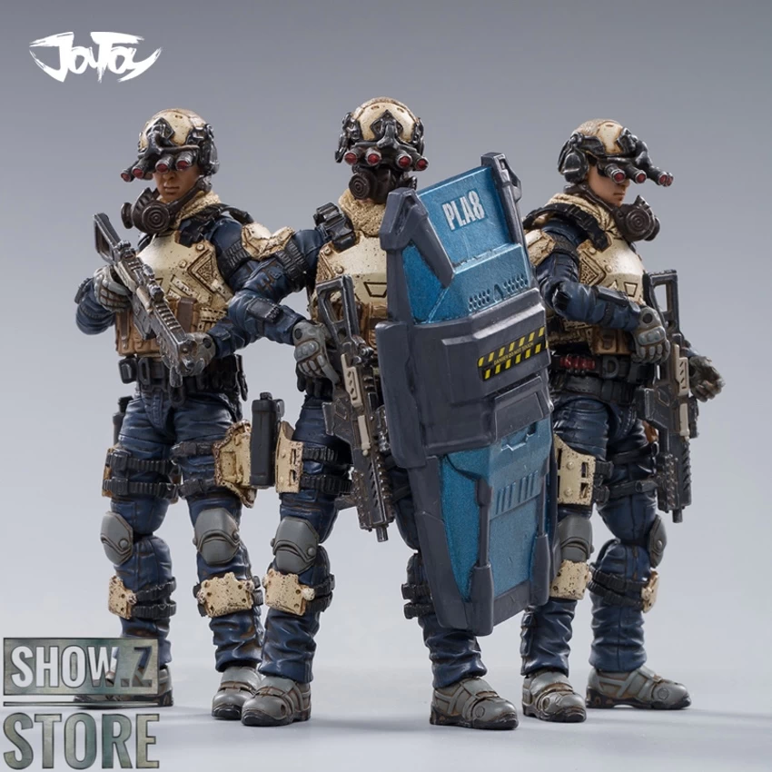 JoyToy Source 1/18 War Stars Starhawk 8th Army Indigo Fleet Set Of 3 4 JoyToy Source 1/18 War Stars Starhawk 8th Army Indigo Fleet Set Of 3 - Image 2