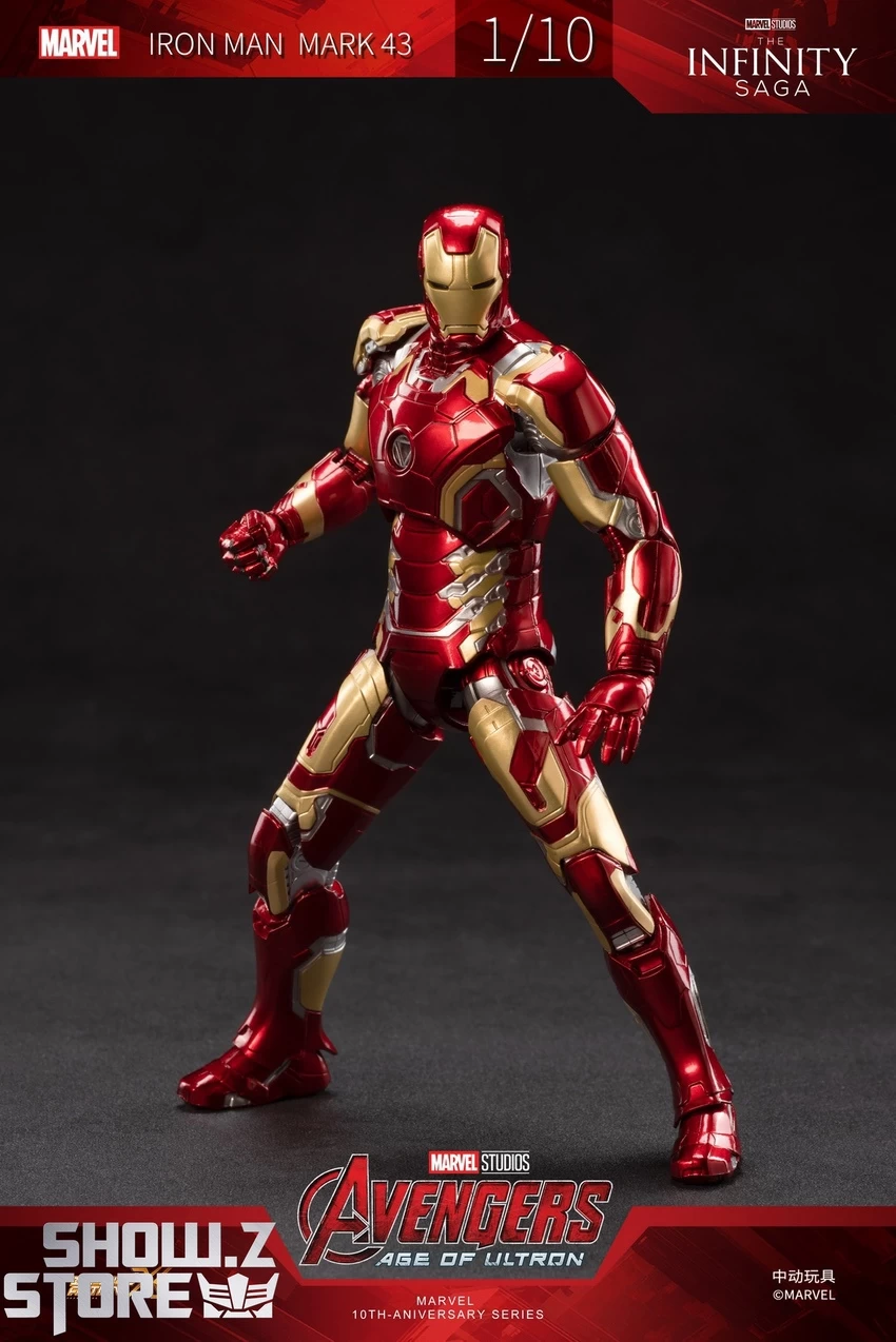 ZT Toys Marvel Licensed 1/10 Iron Man Mark 43 10 ZT Toys Marvel Licensed 1/10 Iron Man Mark 43 - Image 8