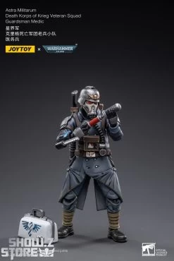 JoyToy Source 1/18 Warhammer 40K Death Korps Of Krieg Veteran Squad Guardsman Medic -Show.Z Store 30f058c33c