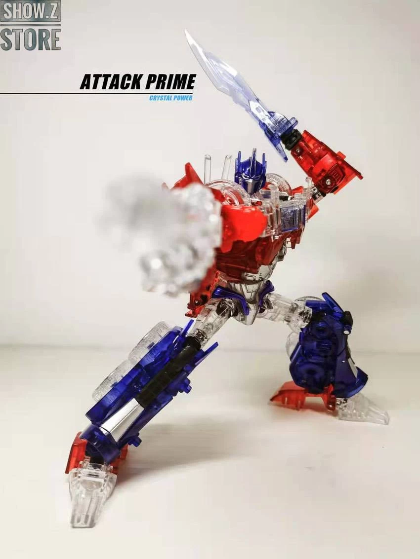 APC Toys APC-001 Attack Prime TFP Optimus Prime Clear Version W/ Clear Wheels 6 APC Toys APC-001 Attack Prime TFP Optimus Prime Clear Version W/ Clear Wheels - Image 4