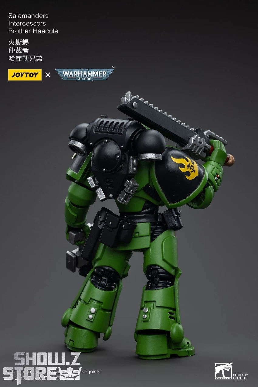 JoyToy Source 1/18 Warhammer 40K Salamanders Intercessors Brother Haecule 9 JoyToy Source 1/18 Warhammer 40K Salamanders Intercessors Brother Haecule - Image 7