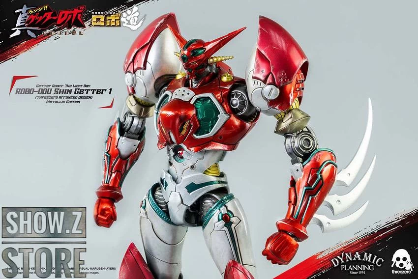 Threezero Studio Getter Robo Shin Getter 1 Metallic Version 18 Threezero Studio Getter Robo Shin Getter 1 Metallic Version - Image 16