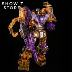 Toyworld TW-C07D Constructor Devastator Yellow Clear Version Set Of 6 -Show.Z Store 392e558f0e
