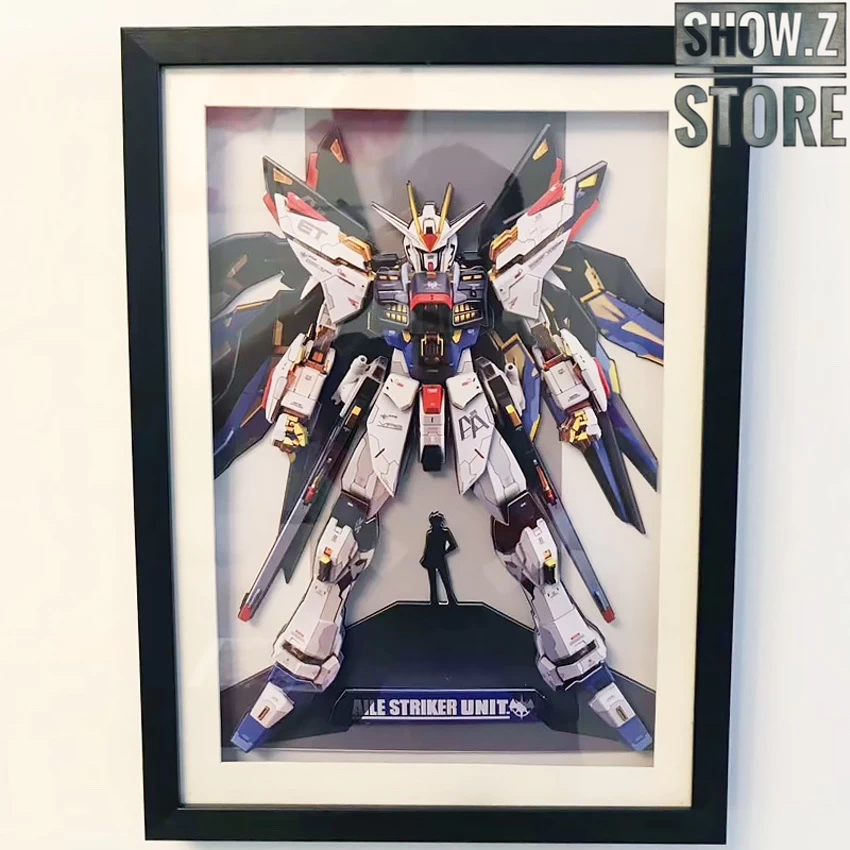 ChenFu Studio GAT-X105+AQM/E-X01 Aile Strike Gundam 3D Wall Art Decoration Picture 5 ChenFu Studio GAT-X105+AQM/E-X01 Aile Strike Gundam 3D Wall Art Decoration Picture - Image 4