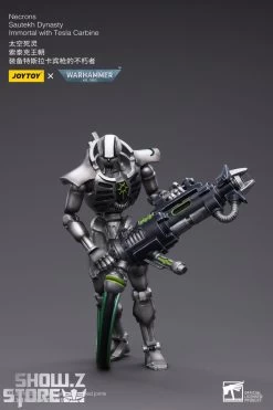 JoyToy Source 1/18 Warhammer 40K Necrons Sautekh Dynasty Immortal With Tesla Carbine -Show.Z Store 418e3c4ca2
