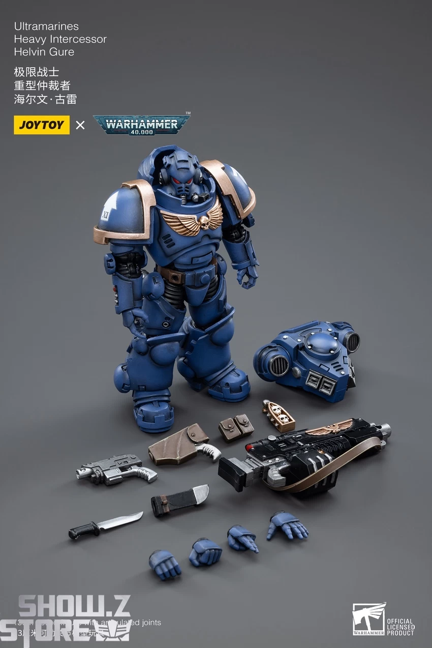 JoyToy Source 1/18 Warhammer 40K Ultramarines Heavy Intercessor Helvin Gure 9 JoyToy Source 1/18 Warhammer 40K Ultramarines Heavy Intercessor Helvin Gure - Image 7