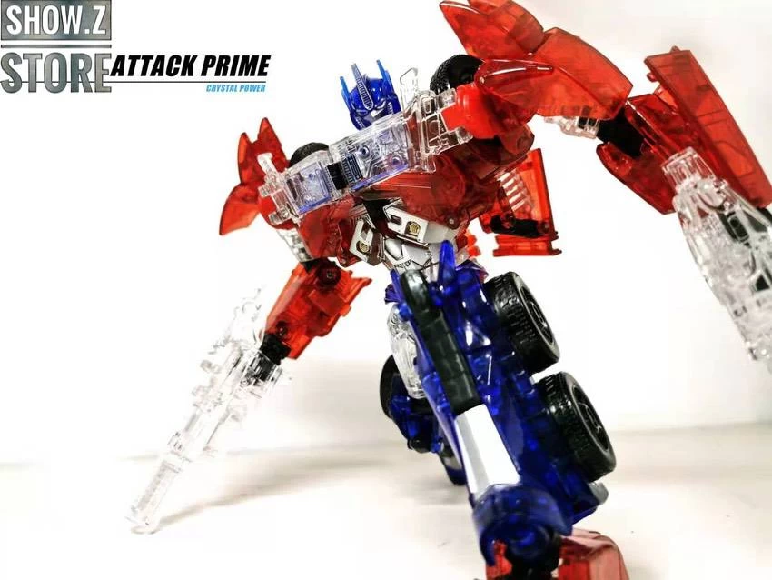APC Toys APC-001 Attack Prime TFP Optimus Prime Clear Version W/ Black Wheels 17 APC Toys APC-001 Attack Prime TFP Optimus Prime Clear Version W/ Black Wheels - Image 15