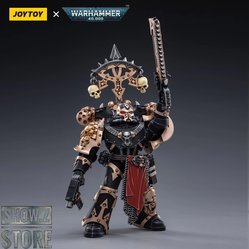 JoyToy Source 1/18 Warhammer 40K Chaos Space Marine D Black Legion Warband 5 JoyToy Source 1/18 Warhammer 40K Chaos Space Marine D Black Legion Warband - Image 3