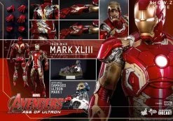 Hot Toys HT 1/6 Iron Man Mark XLIII MK43 MMS278D09 Avengers: Age Of Ultron Collectible Figure -Show.Z Store 4d3134c8a1