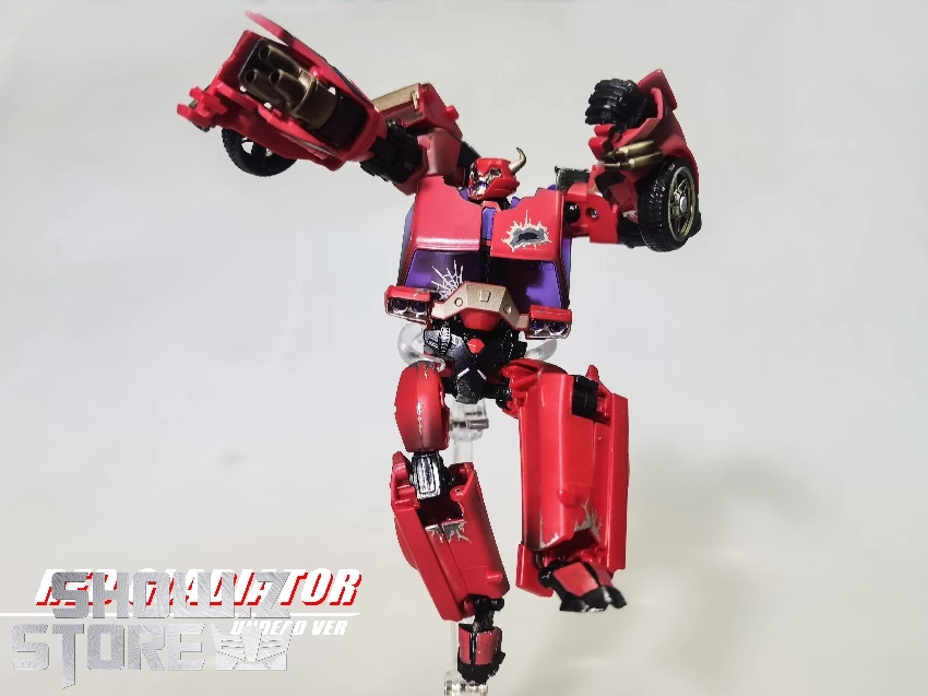 APC Toys Red Gladiator TFP Cliffjumper Zombie Version 9 APC Toys Red Gladiator TFP Cliffjumper Zombie Version - Image 7