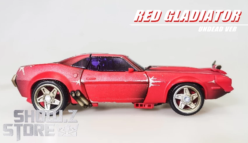 APC Toys Red Gladiator TFP Cliffjumper Zombie Version 8 APC Toys Red Gladiator TFP Cliffjumper Zombie Version - Image 6