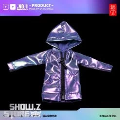 Snail Shell Dazzling Blue & Purple Cloth Coat For 1/10 & 1/12 Mecha Girl -Show.Z Store 55127b5ae2