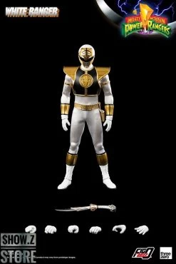 Threezero Studio 1/6 Mighty Morphin Power Rangers White Ranger -Show.Z Store 583db53d5d