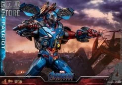 Hot Toys HotToys HT MMS547D34 1/6 Avengers: Endgame Iron Patriot Iron Man Collectible Figure -Show.Z Store 5b4abf613d