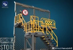 FreshRetro 1/18 1/24 SIB05 Scene In Box Iron Net Base-A Model Kit -Show.Z Store 5c396912db