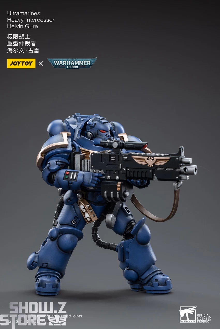 JoyToy Source 1/18 Warhammer 40K Ultramarines Heavy Intercessor Helvin Gure 7 JoyToy Source 1/18 Warhammer 40K Ultramarines Heavy Intercessor Helvin Gure - Image 5
