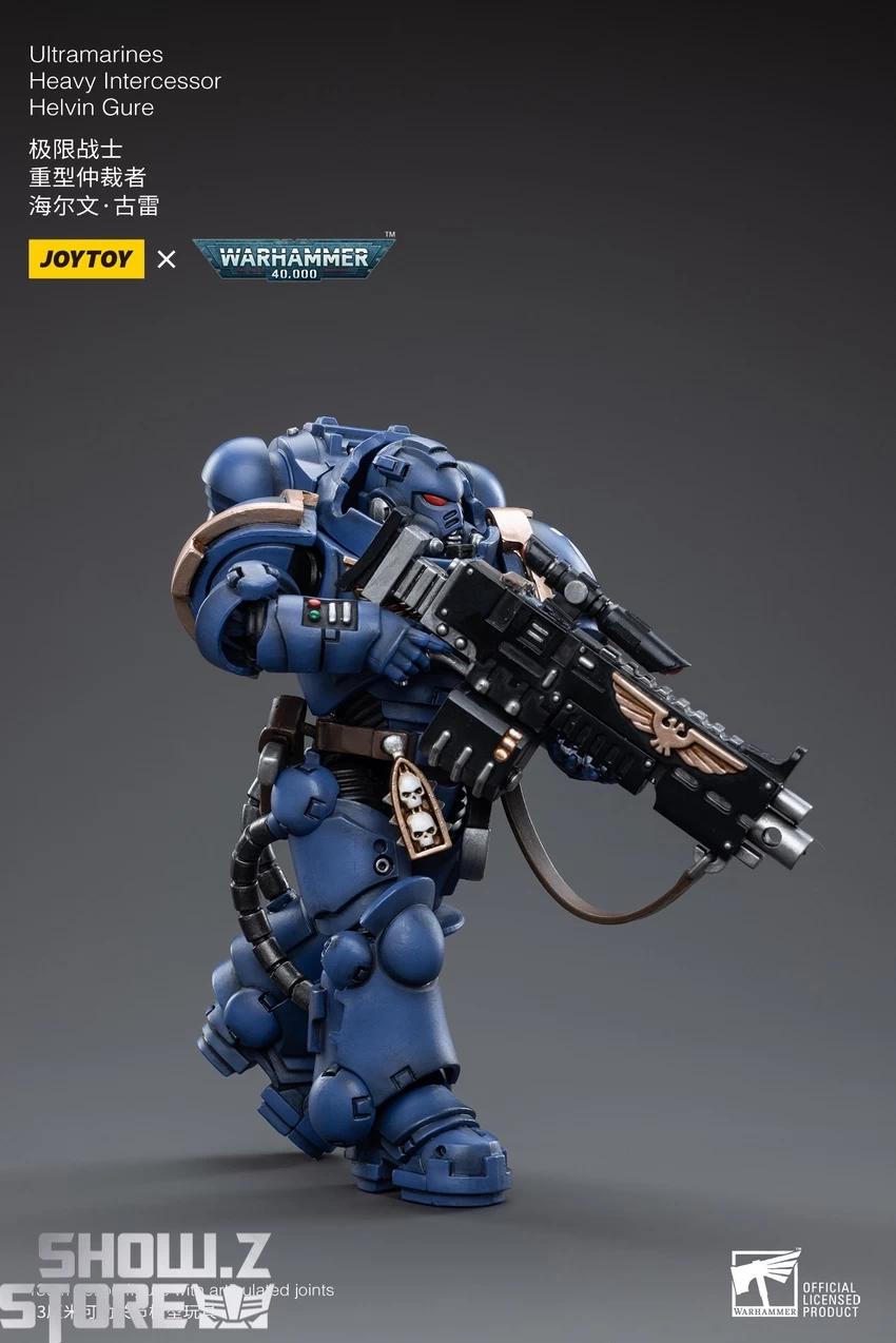 JoyToy Source 1/18 Warhammer 40K Ultramarines Heavy Intercessor Helvin Gure 8 JoyToy Source 1/18 Warhammer 40K Ultramarines Heavy Intercessor Helvin Gure - Image 6