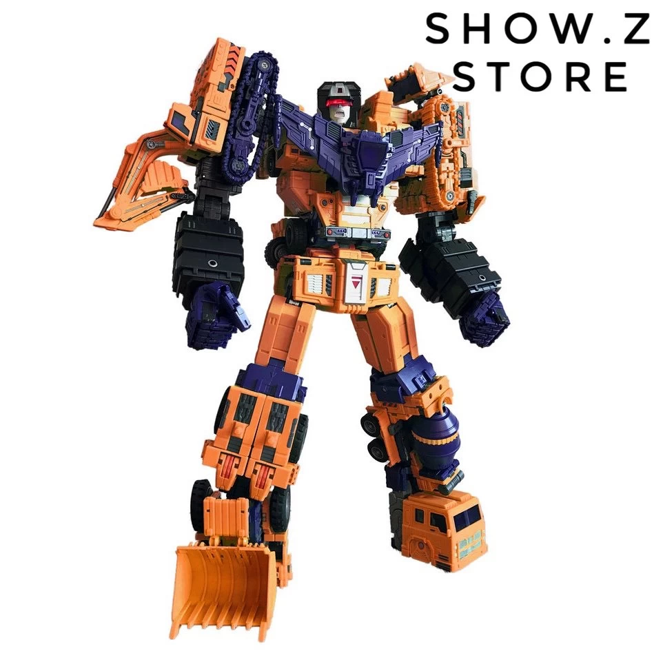 Toyworld TW TWC07E TW-C07E Orange Constructor Devastator Orange Version Set Of 6 4 Toyworld TW TWC07E TW-C07E Orange Constructor Devastator Orange Version Set Of 6 - Image 2