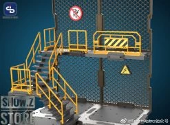 FreshRetro 1/18 1/24 SIB05 Scene In Box Iron Net Base-A Model Kit -Show.Z Store 6760569fa6