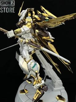 [SZ Custom] Nillson Work 1/60 MBF-P02 Gundam Astray Gold Frame W/ Electroplated Chrome Painting -Show.Z Store 676a500192