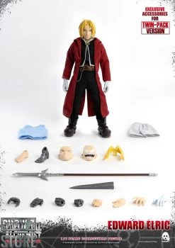 ThreeZero Toys 1/6 Fullmetal Alchemist: Brotherhood Edward & Alphonse Elric Twin-Pack -Show.Z Store 6a3c551e40
