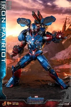 Hot Toys HotToys HT MMS547D34 1/6 Avengers: Endgame Iron Patriot Iron Man Collectible Figure -Show.Z Store 6d6127e91c