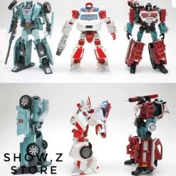 Takara TOMY Deluxe Autobots Warriors Ratchet Kup Perceptor Set Of 3 Asia Exclusive