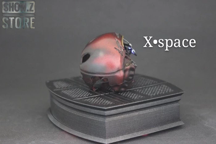 X-Space Studio 1/6 Iron Man MK50 Battle Damaged Helmet /w LED 7 X-Space Studio 1/6 Iron Man MK50 Battle Damaged Helmet /w LED - Image 5