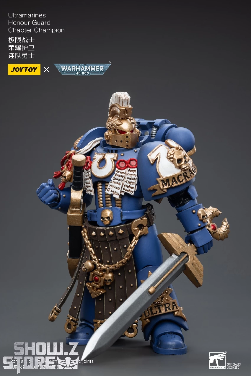 JoyToy Source 1/18 Warhammer 40K Ultramarines Honour Guard Chapter Champion 10 JoyToy Source 1/18 Warhammer 40K Ultramarines Honour Guard Chapter Champion - Image 8