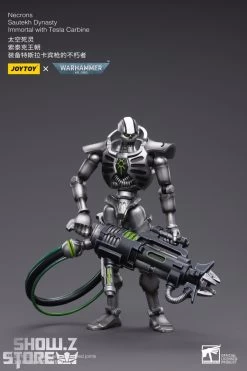 JoyToy Source 1/18 Warhammer 40K Necrons Sautekh Dynasty Immortal With Tesla Carbine -Show.Z Store 8072a28fef