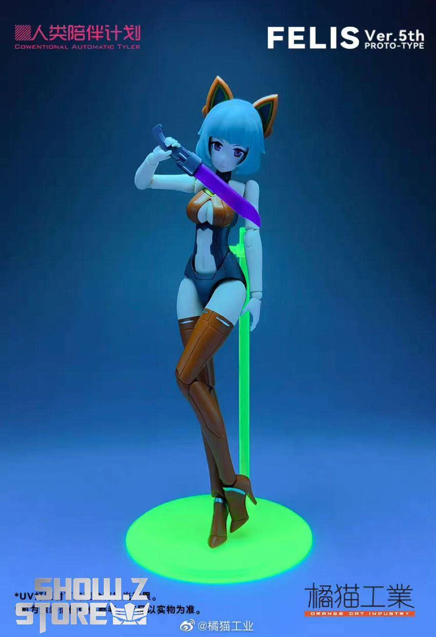 Orange Cat Industry 1/12 Cowentional Automatic Tyler Felis Model Kit 5th Anniversary Version 8 Orange Cat Industry 1/12 Cowentional Automatic Tyler Felis Model Kit 5th Anniversary Version - Image 6