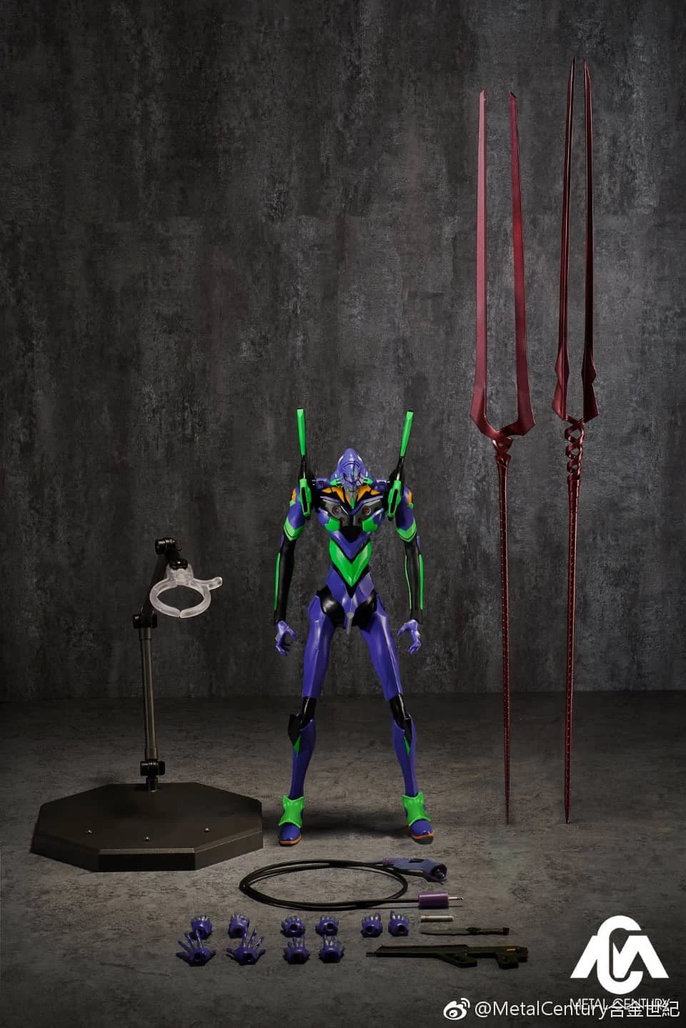 MetalCentury MC-101 Neon Genesis Evangelion Unit 001 Eva Initial Machine Metal Build Style 14 MetalCentury MC-101 Neon Genesis Evangelion Unit 001 Eva Initial Machine Metal Build Style - Image 12