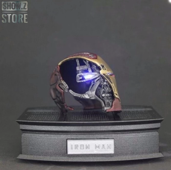 X-Space Studio 1/6 Iron Man MK50 Battle Damaged Helmet /w LED 4 X-Space Studio 1/6 Iron Man MK50 Battle Damaged Helmet /w LED - Image 2