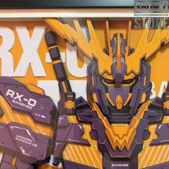 ChenFu Studio RX-0 Unicorn Gundam 02 Banshee 3D Wall Art Decoration Picture -Show.Z Store 86f2c9fdc7