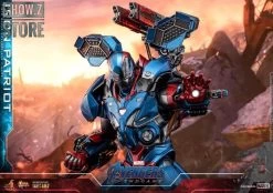 Hot Toys HotToys HT MMS547D34 1/6 Avengers: Endgame Iron Patriot Iron Man Collectible Figure -Show.Z Store 8722384480