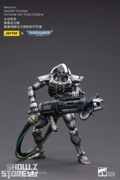 JoyToy Source 1/18 Warhammer 40K Necrons Sautekh Dynasty Immortal With Tesla Carbine -Show.Z Store 90bddcb39e