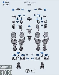 Point Factory Studio PFS02-3 Metal Parts For Bandai MG ZGMF-X13A Providence Gundam -Show.Z Store 91e7aaab6a