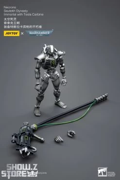JoyToy Source 1/18 Warhammer 40K Necrons Sautekh Dynasty Immortal With Tesla Carbine -Show.Z Store 9226472997