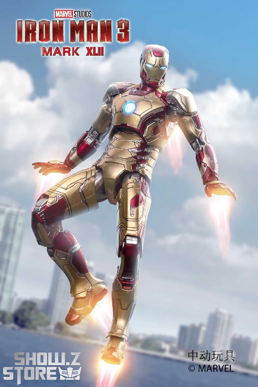 ZT Toys Marvel Licensed 1/10 Iron Man Mark 42 W/ LED 5 ZT Toys Marvel Licensed 1/10 Iron Man Mark 42 W/ LED - Image 3